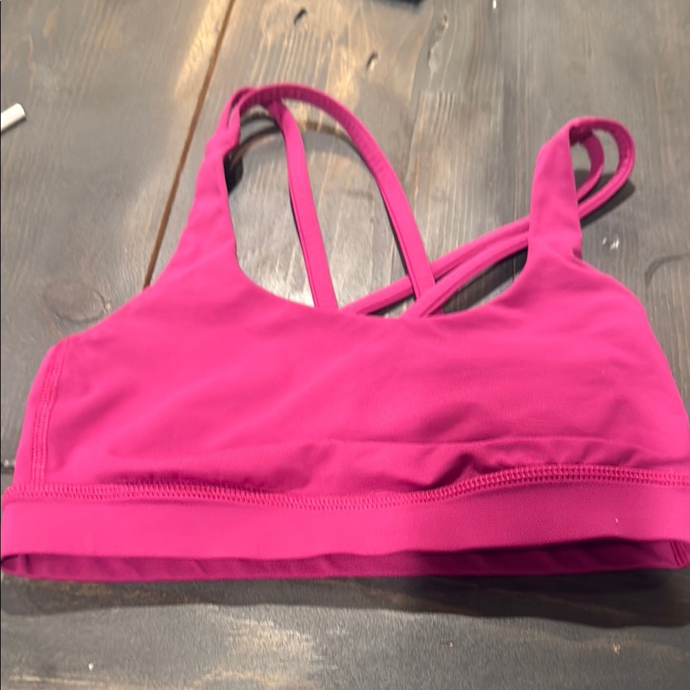 Women's Pink Sports Bra